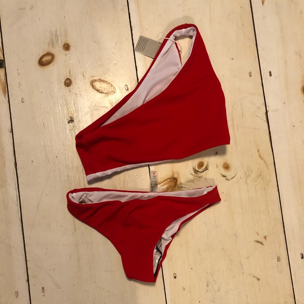 Red swimsuit, new with tags, never worn